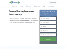 Tablet Screenshot of mikogo.com