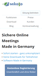 Mobile Screenshot of mikogo.de