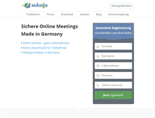Tablet Screenshot of mikogo.de