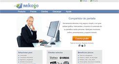 Desktop Screenshot of mikogo.es