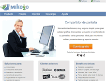 Tablet Screenshot of mikogo.es